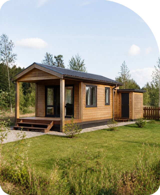 Строительство садового домика в Череповце по цене от 459945 р. | РадиДОМА-Чрп
